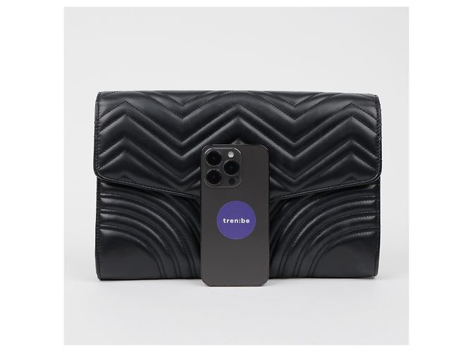 Gucci Clutch GG Marmont Matelassé Black - vista 18