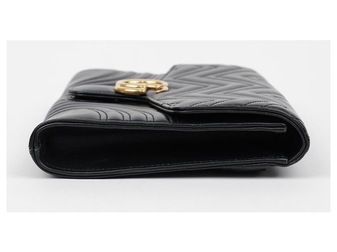 Gucci Clutch GG Marmont Matelassé Black - vista 4
