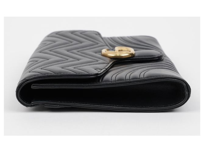 Gucci Clutch GG Marmont Matelassé Black - vista 5