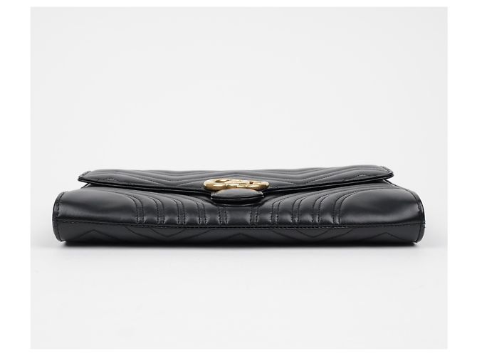 Gucci Clutch GG Marmont Matelassé Black - vista 6
