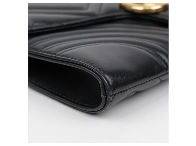 Gucci Clutch GG Marmont Matelassé Black - vista 7