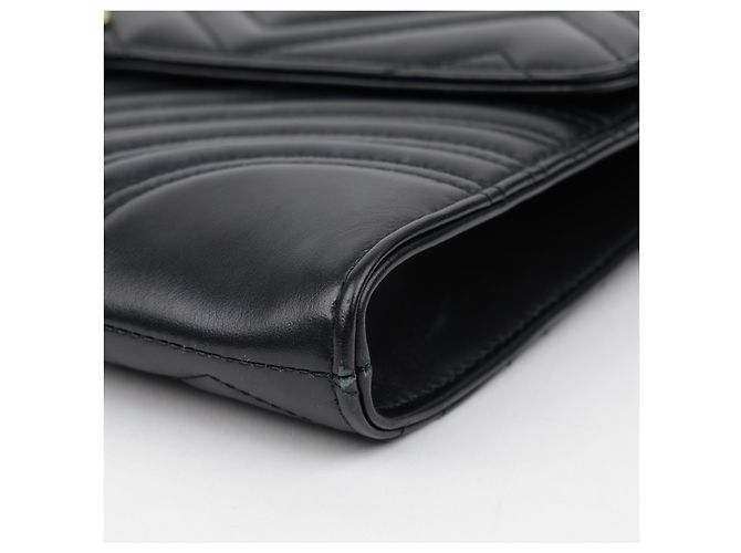 Gucci Clutch GG Marmont Matelassé Black - vista 8