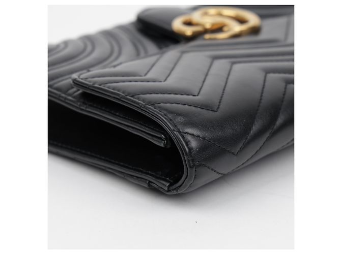 Gucci Clutch GG Marmont Matelassé Black - vista 9