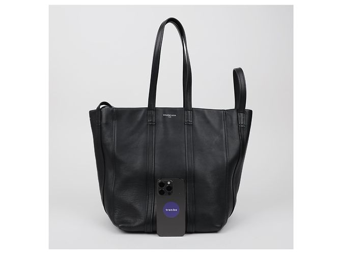 Balenciaga Cabas Large Tote Bag Black - vista 18