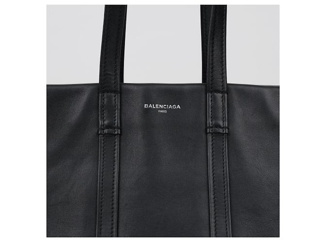 Balenciaga Cabas Large Tote Bag Black - vista 3