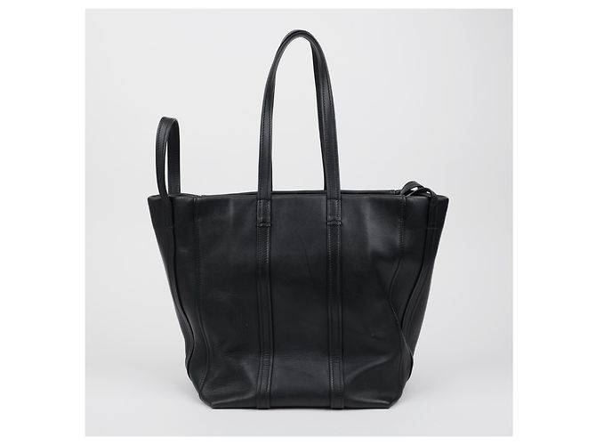 Balenciaga Cabas Large Tote Bag Black - vista 4