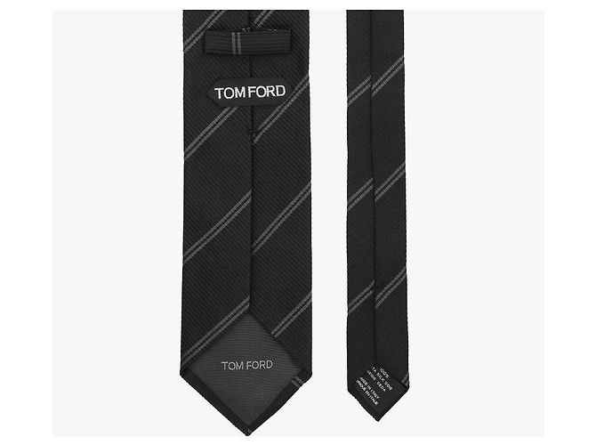 Tom Ford Seidenkrawatte gestreift - Ansicht 6