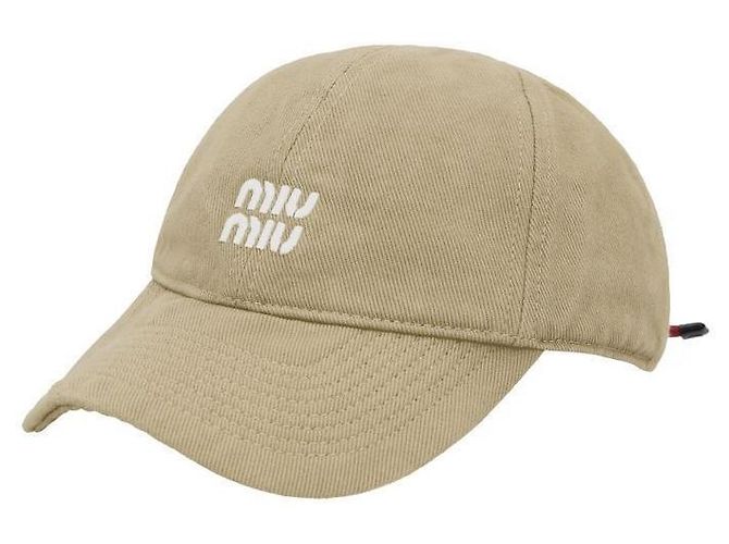 Gorra de denim azul Miu Miu - vista 3