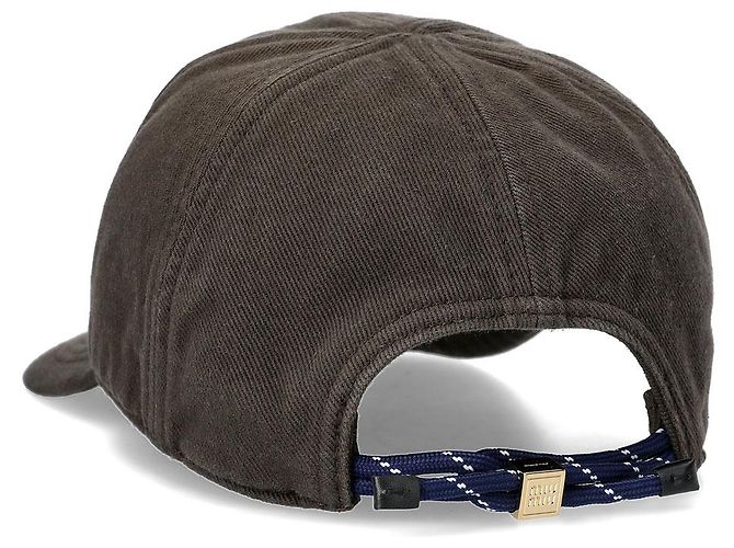 Miu Miu Gorra de béisbol de denim Logo - vista 8