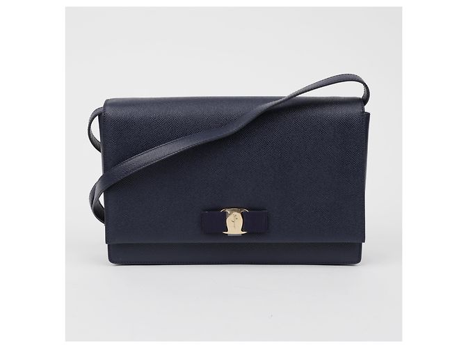 Salvatore Ferragamo Borsa a Tracolla con Patta - vista 2