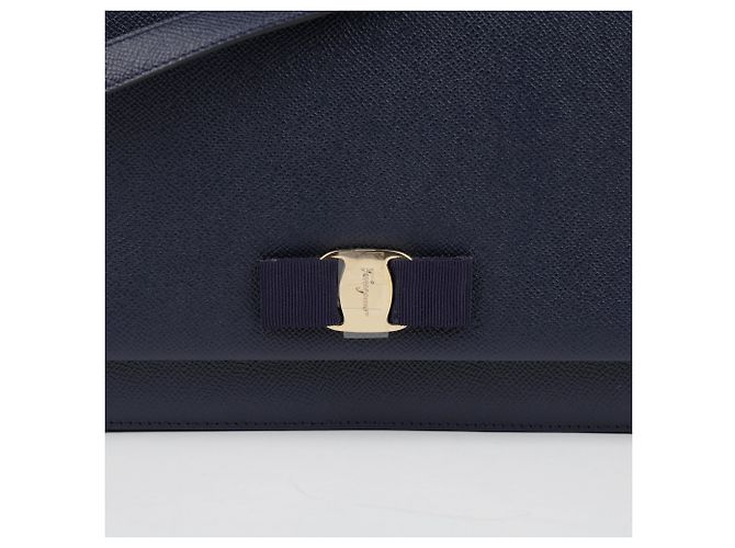 Salvatore Ferragamo Borsa a Tracolla con Patta - vista 3