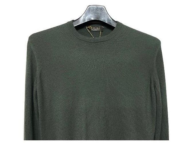 Loro Piana Strickpullover aus Kaschmir in Grün - Ansicht 3