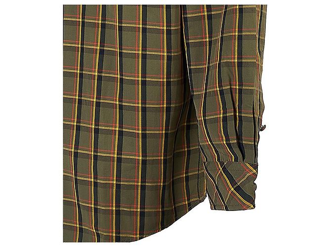 Kenzo Camicia a quadri in cotone da uomo - vista 7