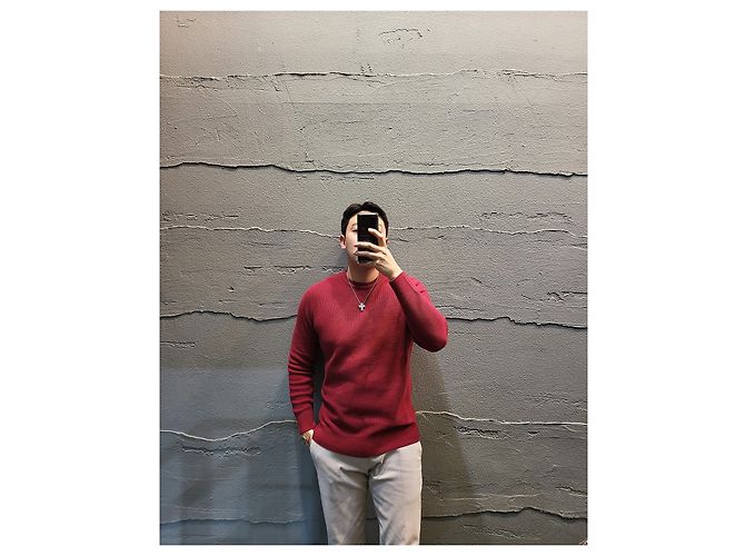 Loro Piana Lila Kaschmir Strickpullover Herren - Ansicht 3