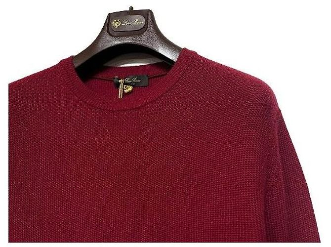 Loro Piana Lila Kaschmir Strickpullover Herren - Ansicht 5