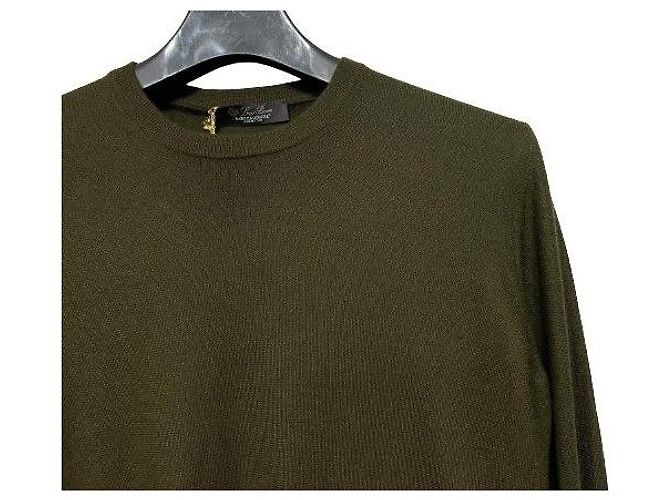 Loro Piana Kaschmirstrick in Khaki - Ansicht 3