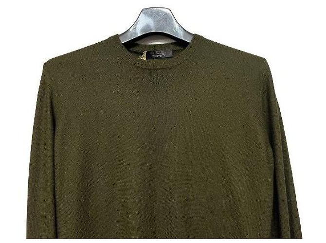 Loro Piana Kaschmirstrick in Khaki - Ansicht 4