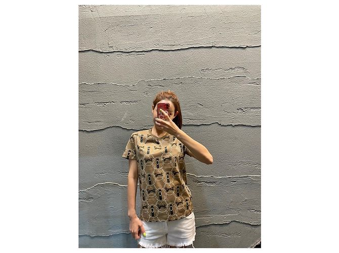 Hermès Khaki Ribbon Round Short Sleeve - vista 3