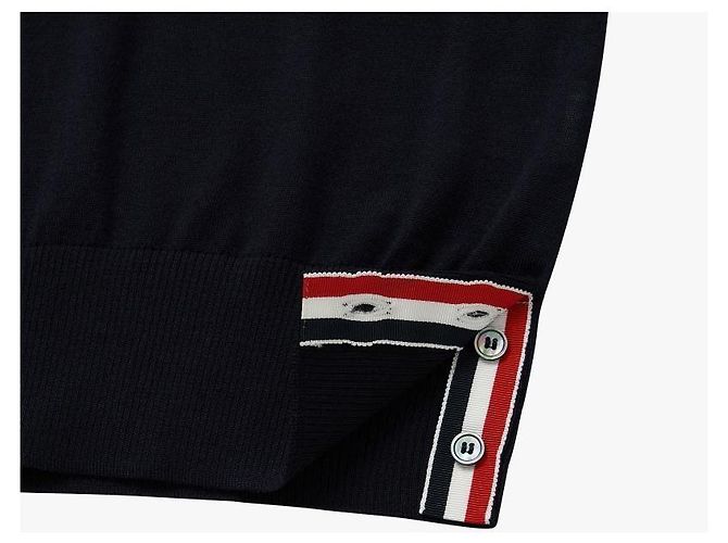 Thom Browne Nachhaltiger gestreifter Merino-Wollpullover für Herren - Ansicht 10