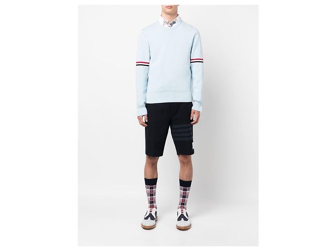 Thom Browne Armband Milano Knit Blau - Ansicht 7