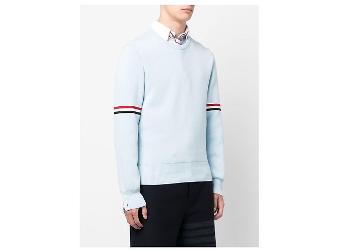 Thom Browne Armband Milano Knit Blau - Ansicht 8