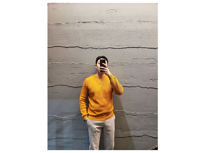 Loro Piana Strickpullover aus Kaschmir in Orange - Ansicht 3