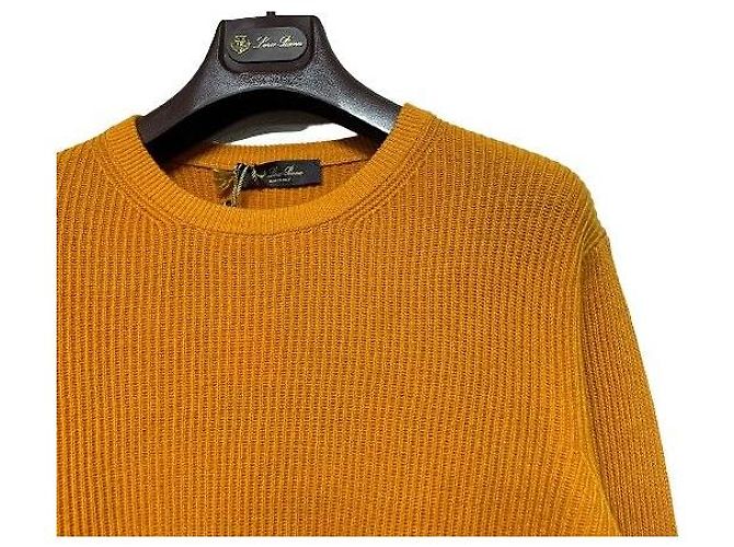 Loro Piana Strickpullover aus Kaschmir in Orange - Ansicht 4