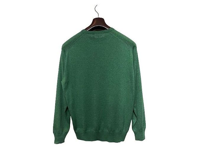 Loro Piana Grüner Woll-Kaschmir-Strick - Ansicht 2