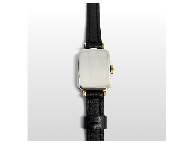 Omega Reloj manual cuadrado para mujer - vista 8