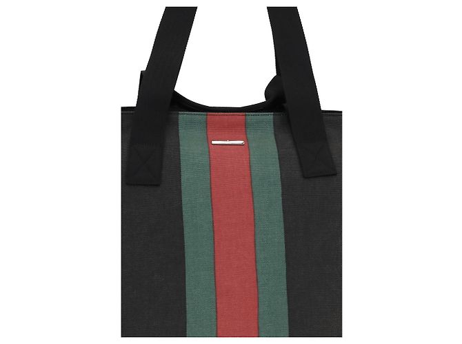 Gucci Borsa a tracolla in tessuto nera - vista 4
