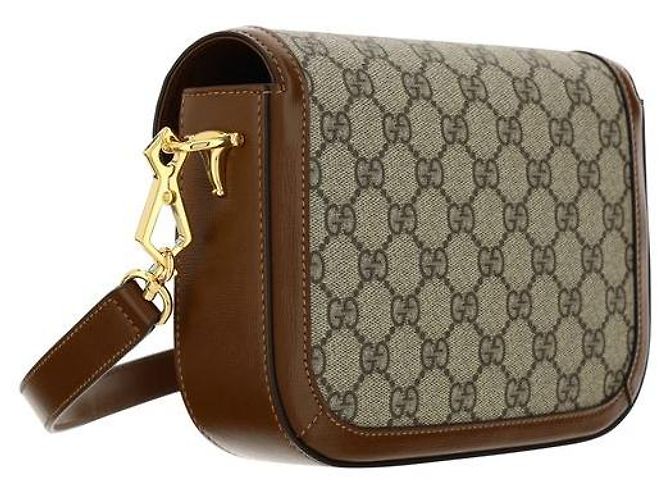 Gucci Borsa in polietilene marrone - vue 3
