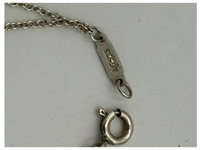 TIFFANY & CO. Bracciale in argento con doppia catena - vista 5
