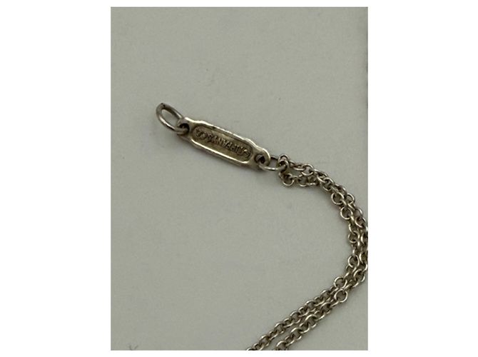 TIFFANY & CO. Bracciale in argento con doppia catena - vista 6