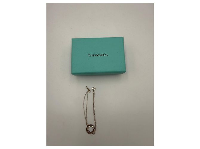 TIFFANY & CO. Bracciale in argento con doppia catena - vista 7