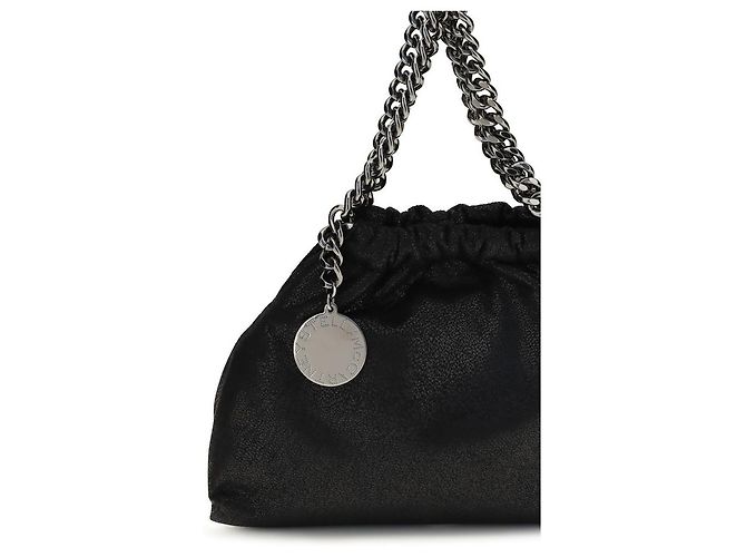 Stella Mc Cartney Borsa in poliestere nera - vista 4