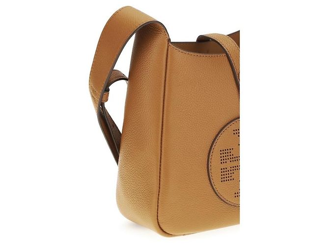 Tory Burch Borsa a tracolla Bos Taurus in pelle di vitello marrone - vista 3