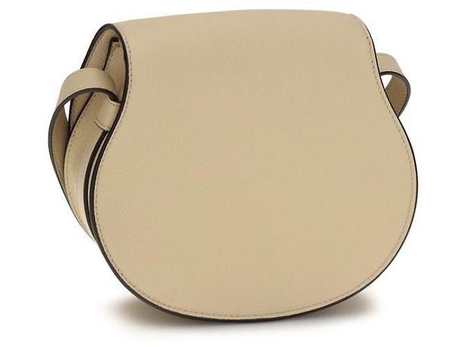 Chloé Borsa a tracolla Bos Taurus in pelle di vitello beige - vista 3