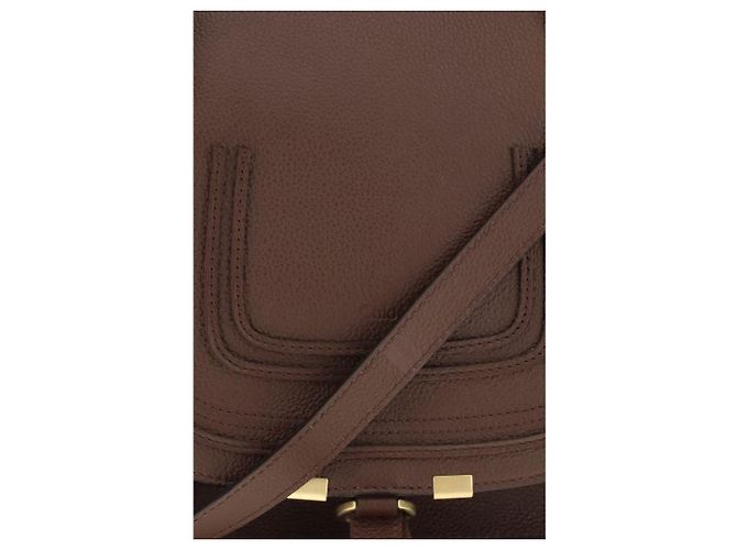 Chloé Borsa Bos Taurus in pelle di vitello marrone - vista 4