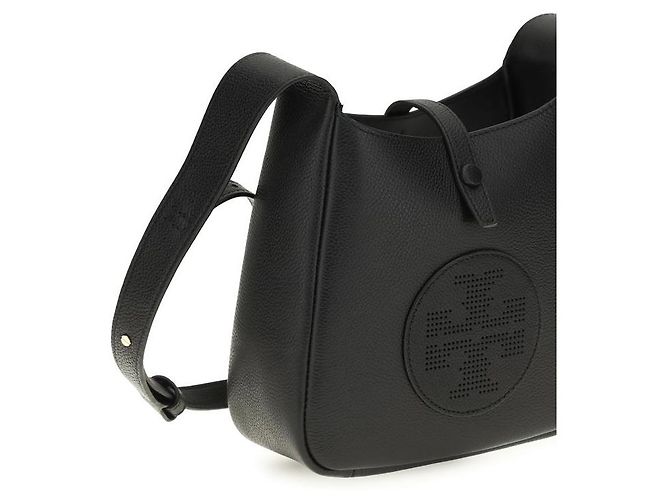 Tory Burch Borsa a tracolla Bos Taurus in pelle di vitello nera - vista 3