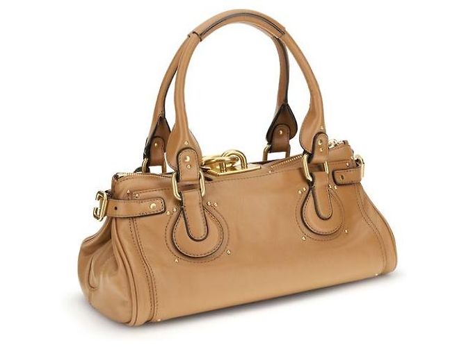 Chloé Borsa a tracolla in pelle di bufalo marrone - vista 3