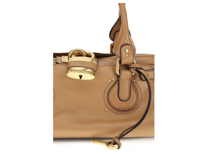 Chloé Borsa a tracolla in pelle di bufalo marrone - vista 4