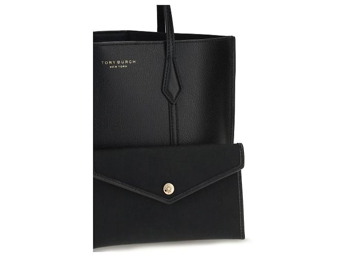 Tory Burch Borsa Bos Taurus in pelle di vitello nera - vista 4