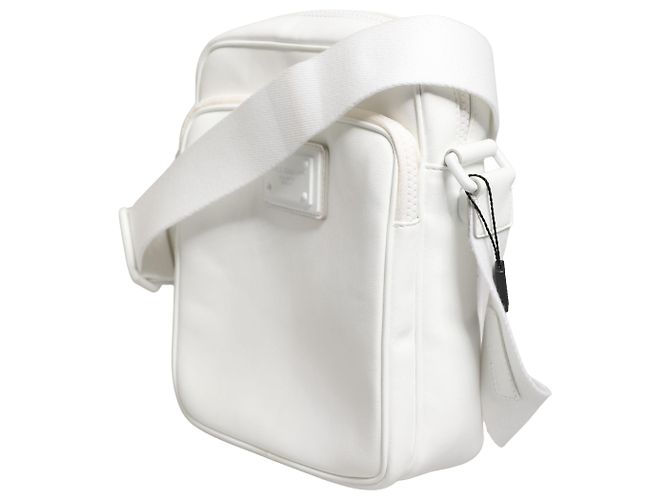 Dolce & Gabbana Borsa a tracolla da uomo con placca logo bianca - vista 4