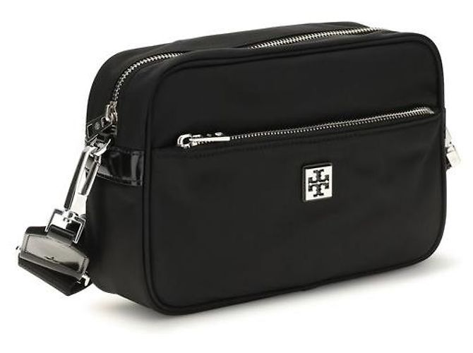 Tory Burch Borsa a tracolla in poliammide nera - vista 2