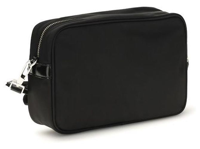Tory Burch Borsa a tracolla in poliammide nera - vista 3