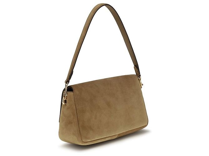 Tory Burch Borsa a tracolla in pelle beige - vista 3