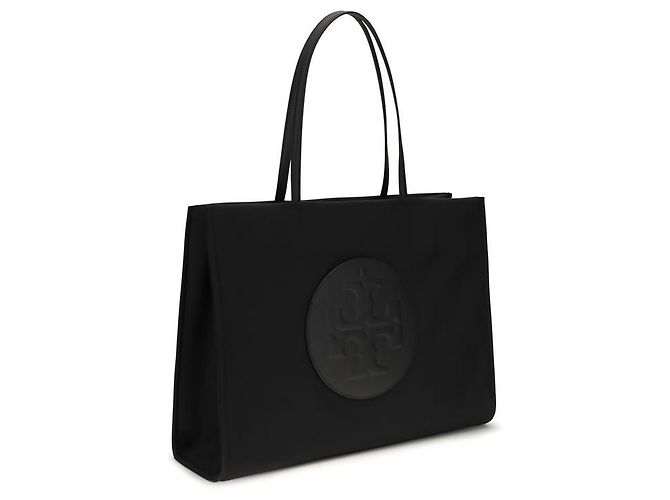 Tote bag Ella di Tory Burch in nylon nero - vista 2