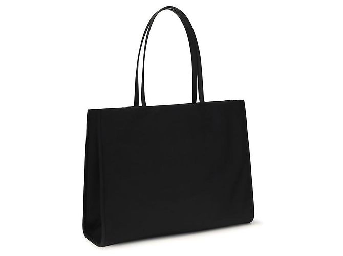 Tote bag Ella di Tory Burch in nylon nero - vista 3