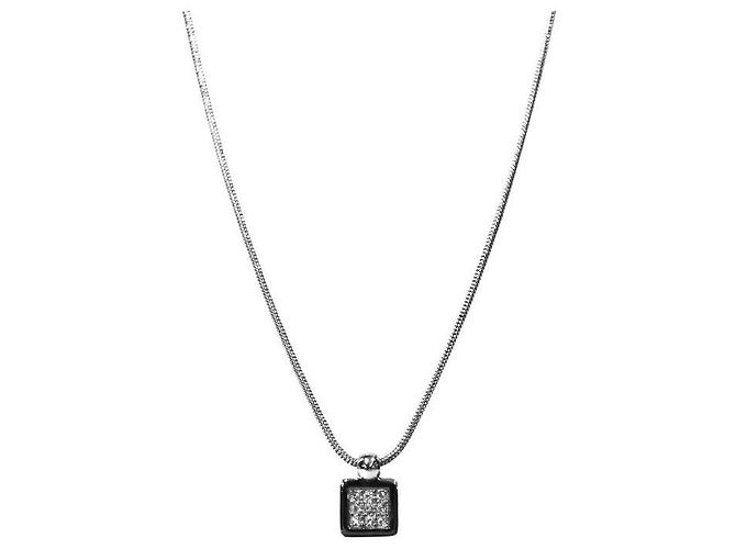 Dior Collana in Argento Plate Oblique Blu Cubico - vista 2