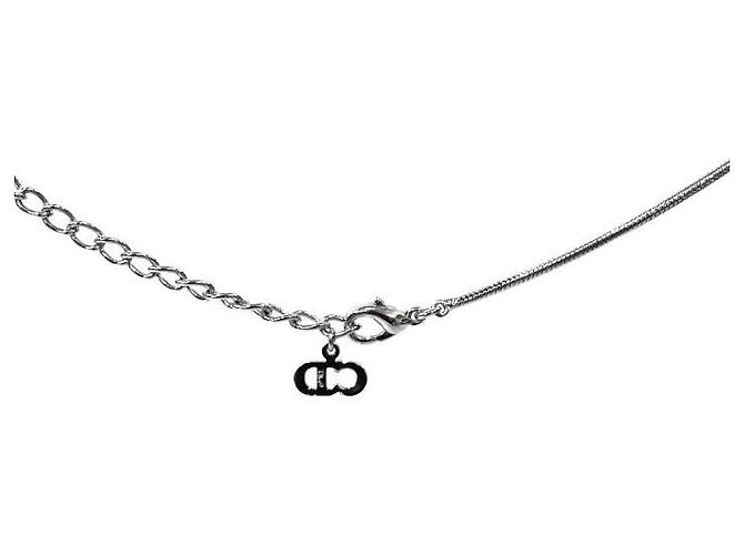 Dior Collana in Argento Plate Oblique Blu Cubico - vista 4